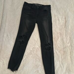 black american eagle jeans